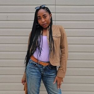 New York & Company Light Brown Jacket